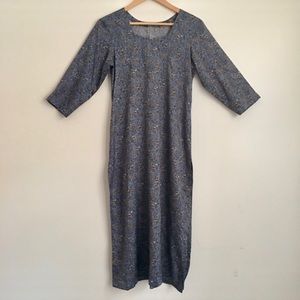 ⭐️SOLD⭐️ Vintage Indian Midi Dress Shirt Caftan